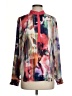 Karlie 100% Polyester Print Green Long Sleeve Blouse Size S - photo 1