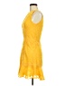 TJD 100% Polyester Yellow Cocktail Dress Size 6 - photo 5
