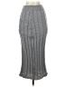 Shein 100% Polyester Chevron-herringbone Gray Formal Skirt Size 4 - photo 1