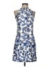 Tommy Hilfiger Print Blue Cocktail Dress Size 0 - photo 1