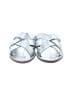 Madewell 100% Leather Silver Sandals Size 6 1/2 - photo 2