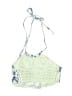 Frankies Bikinis Floral Blue Swimsuit Top Size XS - photo 2