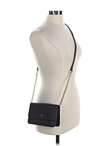 Karl Lagerfeld Paris Leather Crossbody Bag (view 2)