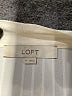 Ann Taylor LOFT 100% Polyester Ivory Long Sleeve Blouse Size M - photo 7