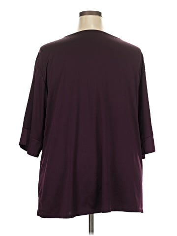 Lane Bryant 3/4 Sleeve T-Shirt (view 2)