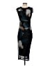 DKNY Graphic Blue Cocktail Dress Size 2 - photo 1