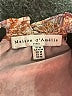 Maison d' Amelie 100% Polyester Orange Sleeveless Blouse Size M - photo 7