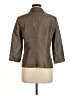 Sigrid Olsen 100% Silk Brown Silk Blazer Size 6 - photo 2