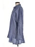 Veronica Beard 100% Cotton Chevron-herringbone Blue Long Sleeve Button-Down Shirt Size M (estimated) - photo 5
