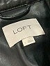 Ann Taylor LOFT 100% Polyester Black Coat Size L - photo 6