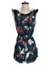 Express 100% Rayon Tropical Blue Romper Size S - photo 1