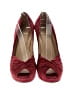 Stuart Weitzman Solid Burgundy Heels Size 8 1/2 - photo 2