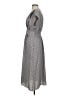 Max Studio Print Gray Casual Dress Size S - photo 5
