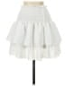 Shein 100% Polyester Solid White Casual Skirt Size 4 - photo 1