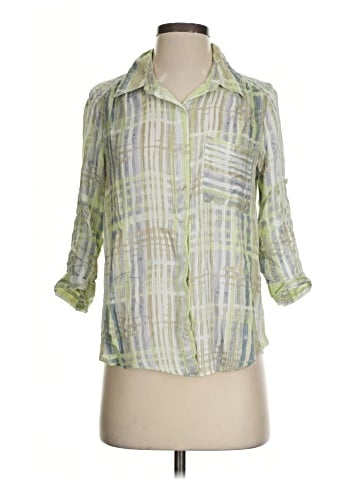 Intro 3/4 Sleeve Button-Down Shirt (view 1)