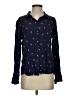 Rails Floral Blue Long Sleeve Blouse Size S - photo 1