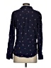 Rails Floral Blue Long Sleeve Blouse Size S - photo 2