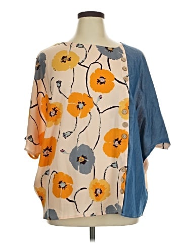 Suzanne Betro Short Sleeve Blouse (view 1)