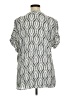 Weekend Suzanne Betro Silver Short Sleeve Blouse Size 1X - photo 2