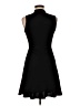 Caution to the Wind Solid Black Cocktail Dress Size M - photo 2