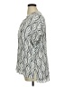 Weekend Suzanne Betro Silver Short Sleeve Blouse Size 1X - photo 5