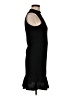 Caution to the Wind Solid Black Cocktail Dress Size M - photo 4
