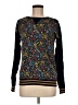 Next Floral Black Pullover Sweater Size 8 - photo 1