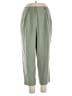 Silhouettes 100% Polyester Solid Green Casual Pants Size 18 (petite) - photo 1