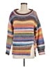 Cinq à Sept Color Block Orange Wool Pullover Sweater Size M - photo 1