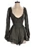 Urban Outfitters 100% Rayon Chevron-herringbone Gray Romper Size S - photo 1