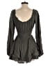 Urban Outfitters 100% Rayon Chevron-herringbone Gray Romper Size S - photo 2