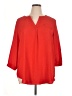 Sami & JO 100% Polyester Red 3/4 Sleeve Blouse Size XL - photo 1