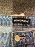 Momokrom 100% Cotton Color Block Blue Jeans Size 10 - photo 7