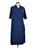 Travelsmith Blue Casual Dress Size L (petite) - photo 1