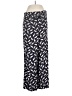 Ann Taylor 100% Rayon Print Blue Casual Pants Size L - photo 1