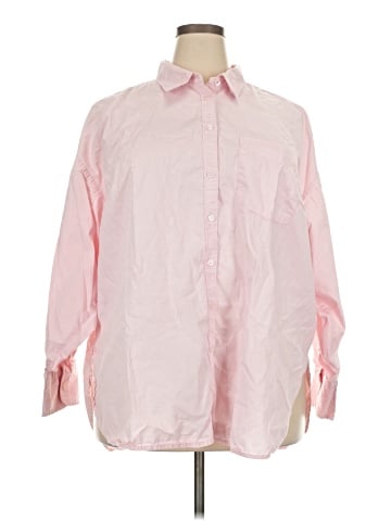 Maeve by Anthropologie Long Sleeve Polo (view 1)