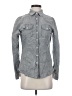 Gap 100% Cotton Gray Long Sleeve Button-Down Shirt Size S - photo 1