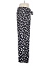 Ann Taylor 100% Rayon Print Blue Casual Pants Size L - photo 4