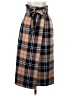 H&M Plaid Brown Casual Skirt Size 2 - photo 1