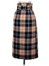 H&M Plaid Brown Casual Skirt Size 2 - photo 2