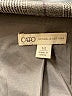 Cato Plaid Gray Blazer Size 14 - photo 3