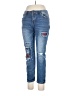 Hippie Laundry Floral Blue Jeans Size 31 waist - photo 1
