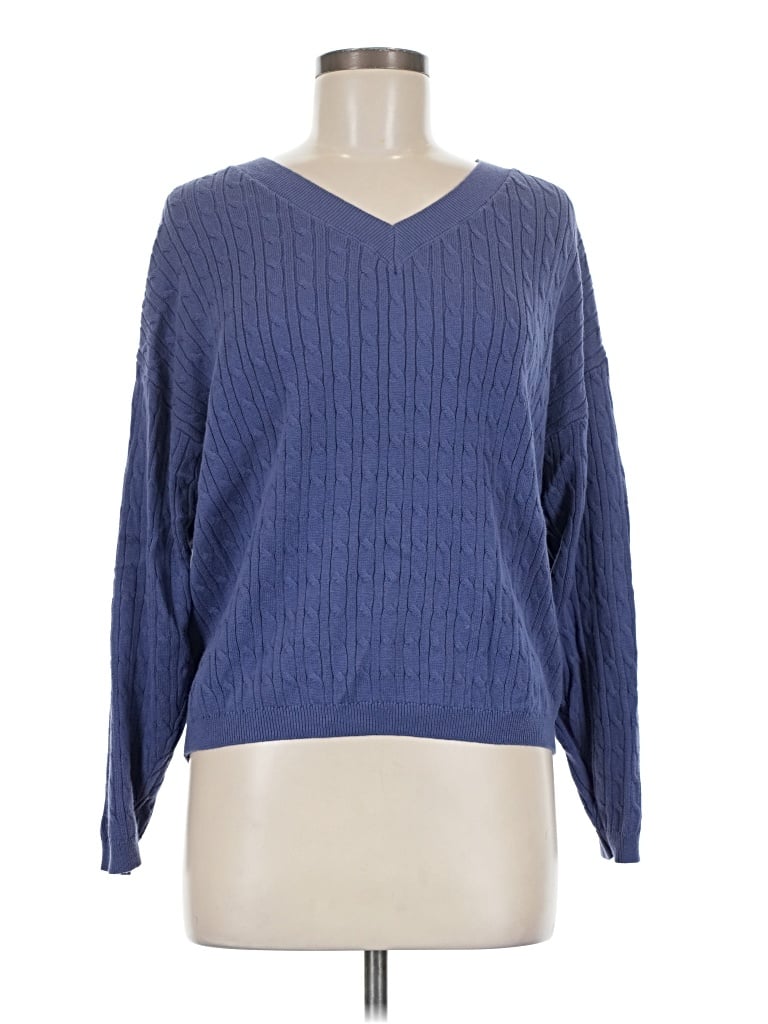 Pre-owned Unbranded Pullover Sweater In Blue