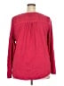 SONOMA life + style Red Long Sleeve Blouse Size 2X - photo 2