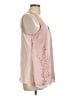 Gap 100% Polyester Pink Sleeveless Blouse Size L - photo 4