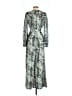 Harlyn 100% Polyester Animal Print Leopard Print Polka Dots Multi Color Green Jumpsuit Size S - photo 2