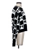 Luna Ivy Checkered-gingham Black Pullover Sweater Size S - photo 4