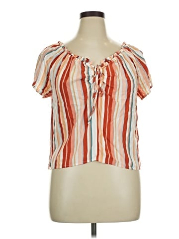 Pink Republic Short Sleeve Blouse (view 1)