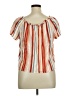 Pink Republic 100% Rayon Orange Short Sleeve Blouse Size XL - photo 2