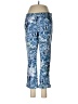Nine West Print Blue Casual Pants Size 6 - photo 1